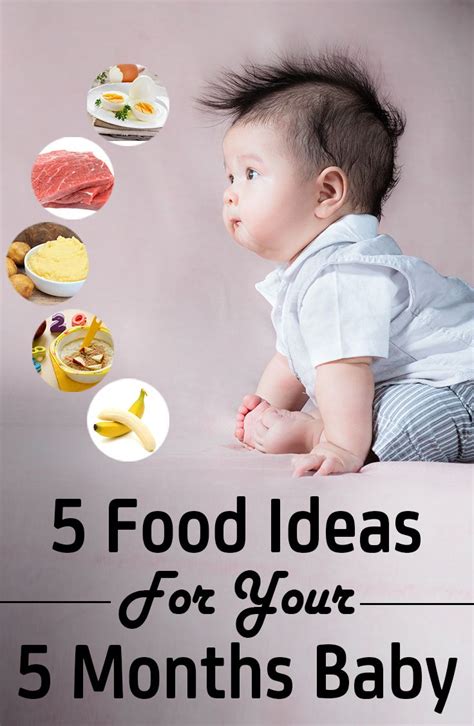 Here's an idea of what's likely going on with yours this month: Top 5 Ideas For 5 Months Baby Food | 5 month baby, 5 month ...
