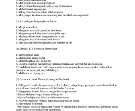 Perkembangan sektor pelancongan negara telah meninggalkan implikasi positif terhadap ekonomi negara. Karangan Spm Pengangkutan Awam - sal-kaa