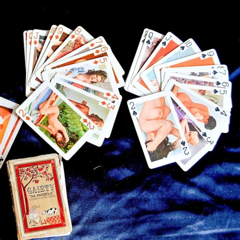 Nude Pin Up Playing Cards Etsy Australia