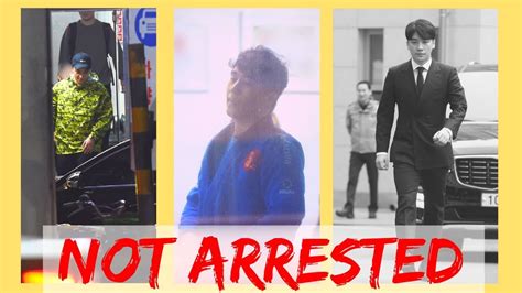seungri is not arrested why burning sun scandal update youtube