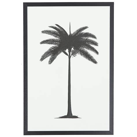 Palm Tree Black Framed Wall Art | Black framed wall art, Framed wall art, Palm tree wall art