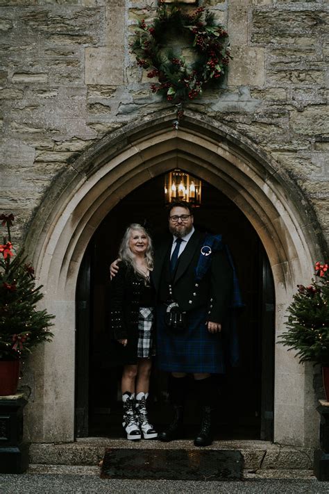 Festive Meets Celtic Meets Gothic Wedding in Cornwall · Rock n Roll Bride
