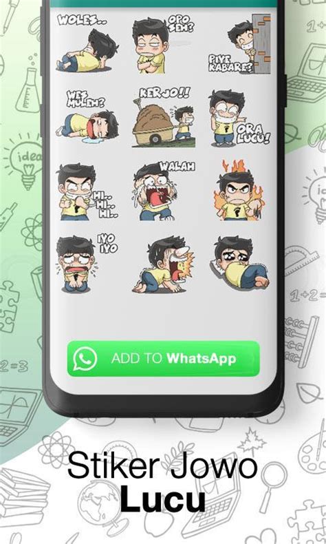 Maybe you would like to learn more about one of these? Stiker WA Lucu Jowo for Jawa Sticker WhatsApp for Android ...