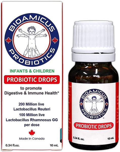 Bioamicus Lactobacillus Reuteri And Rhamnosus Gg Probiotic Drops