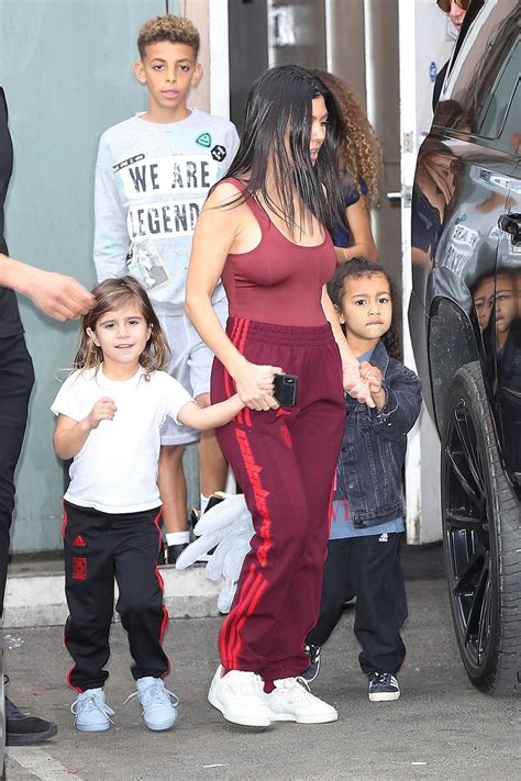 Kourtney Kardashian Babysits Her Niece North West And Scottie And Larsa