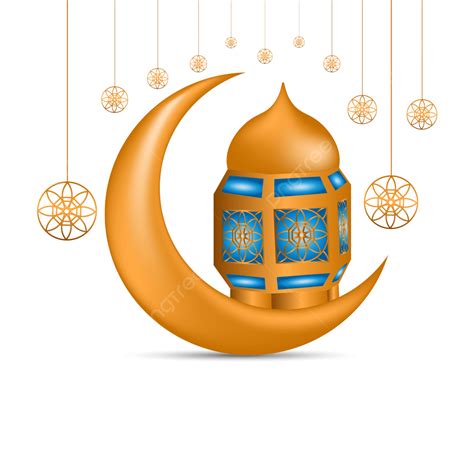 Ramadan Moon 3d Vector Hd Png Images Amazing 3d Ramadan Lanterns And