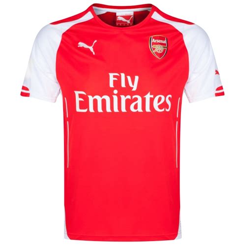 Official New Arsenal Puma Kits 20142015 Afc Home Away Third Jersey