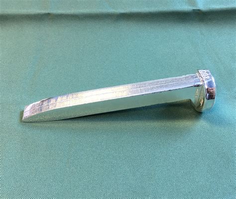 10 oz Railroad Spike - Yeager's Poured Silver | 330-299-5239