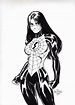 Pin by Cassius on Black & White | Silk marvel, Marvel comics, Comics girls