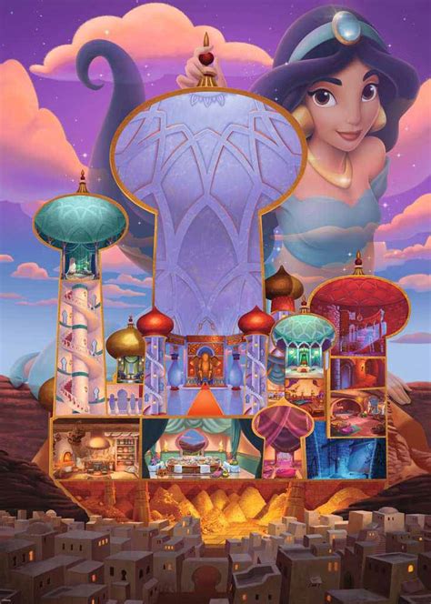 Disney Castles Jasmine 1000 Pieces Ravensburger Puzzle Warehouse