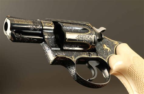 Alvin White Engraved Colt Detective Special