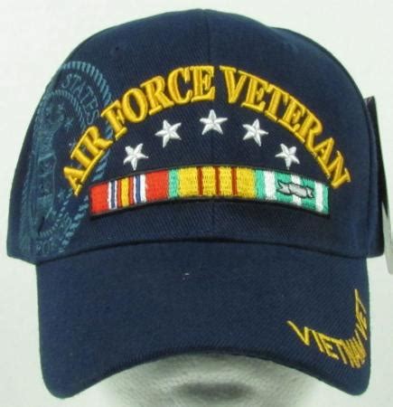 New Blue Us Air Force Vietnam Veteran Baseball Cap Hat