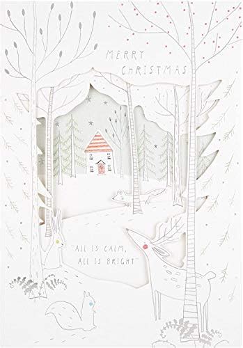 Hallmark Medium Calm And Bright Christmas Card Uk