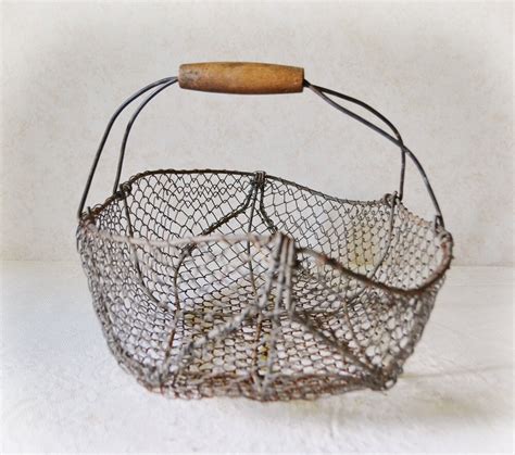 Large Wire Basket French Country Oyster Basket