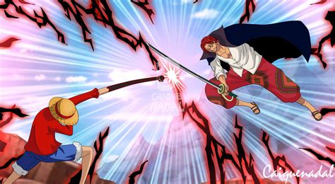 Shanks Vs Luffy One Piece By Caiquenadal On Deviantart
