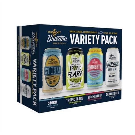 Braxton Beer Variety Pack 12 Cans 12 Fl Oz King Soopers