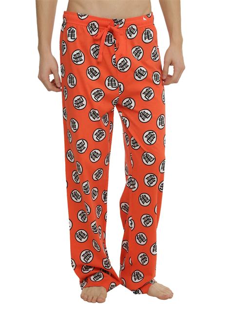 Dragon Ball Z Kame Symbol Print Guys Pajama Pants Dragon Ball Z