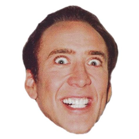 Im Watching You Sticker By Troybolton17 Nicholas Cage Face Happy