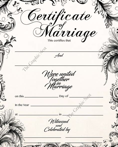 Pin On Marriage Certificate