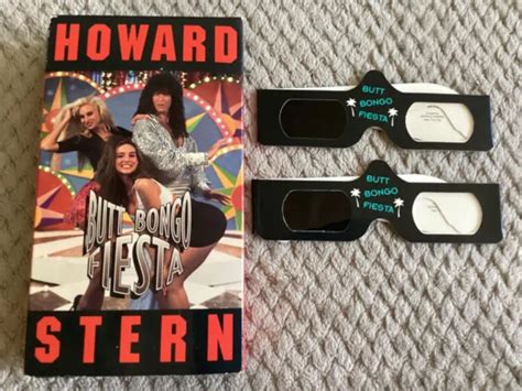 HOWARD STERN BUTT Bongo Fiesta VHS Pairs Of D Glasses