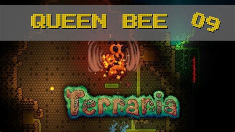 Terraria Queen Bee Boss Fight 09 Youtube