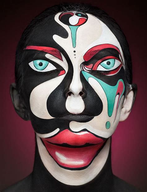 Artist Turns Models Faces Into Optical Illusions With Makeup