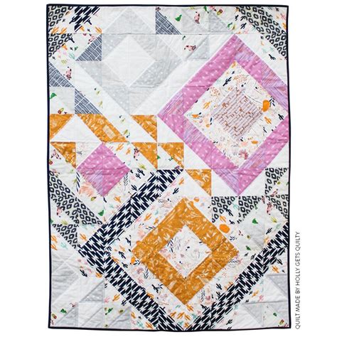 Triangle Jitters Quilt Pattern Download Suzy Quilts Geometric