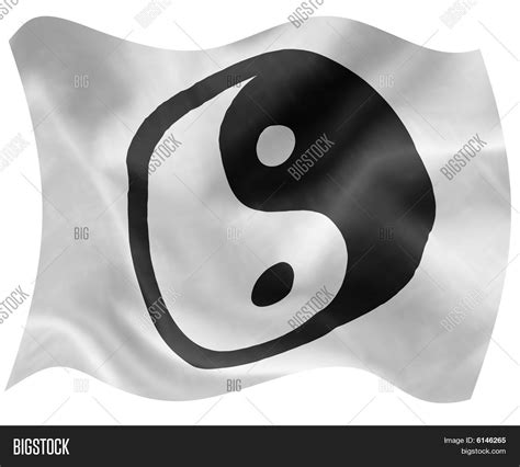 Yin Yang Flag Image And Photo Free Trial Bigstock