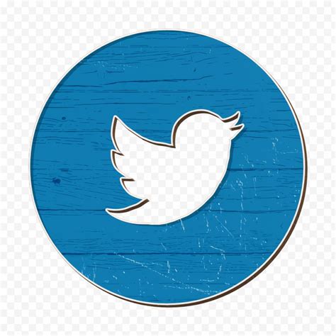 Twitter Icon Circled Media Network Symbol Bird Free Png