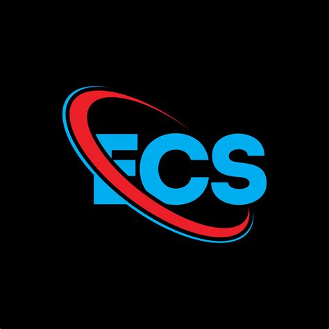 Ecs Logo Ecs Letter Ecs Letter Logo Design Initials Ecs Logo Linked