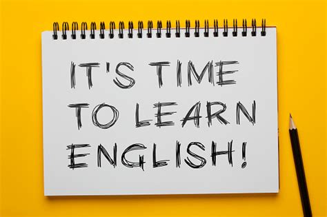 Its Time To Learn English Stock Photo Download Image Now English