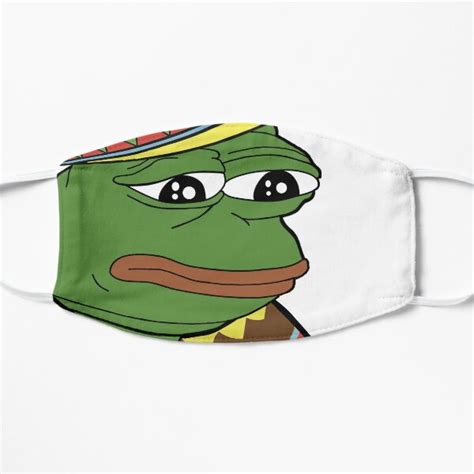 Dank Meme Pepe The Frog Mexican Mask By Mileau Redbubble