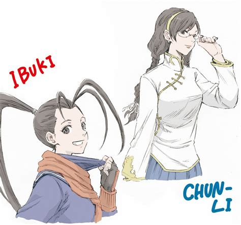 Chun Li And Ibuki Street Fighter And 1 More Drawn By