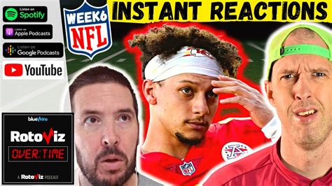 7 Fantasy Football Takeaways You Need To Know From Nfl Week 6 Youtube