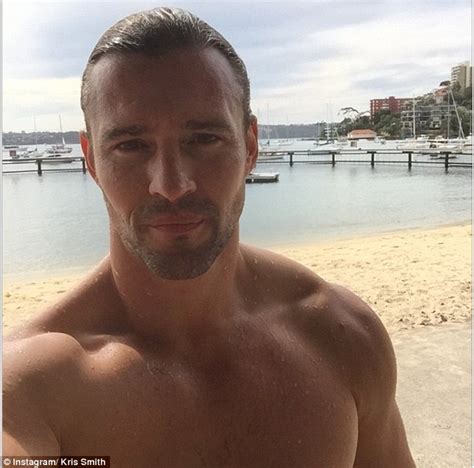 Kris Smith Shows Off His Newly Transformed Buff Bod In Post Swim Selfie Daily Mail Online