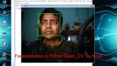 Face Detection In Python Opencv Youtube
