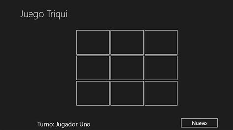 Juego Triqui For Windows 8 And 81