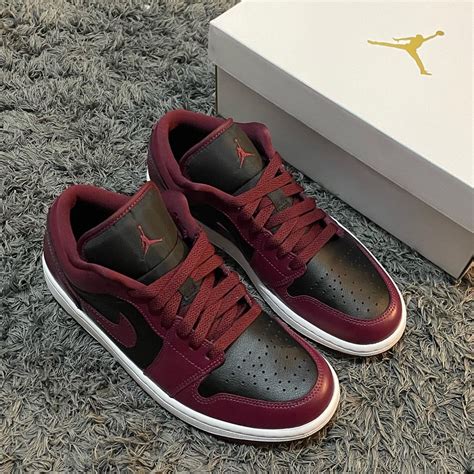 Jordan 1 Low Cherrywood Red Mens Fashion Footwear Sneakers On Carousell