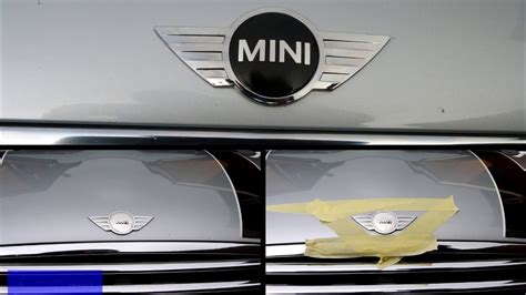 How To Mini Cooper Badge Replacement Save Money Diy Youtube