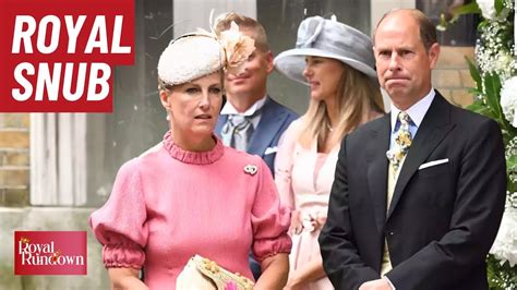 Prince Edward Duchess Sophie Express Disappointment Over King Charles