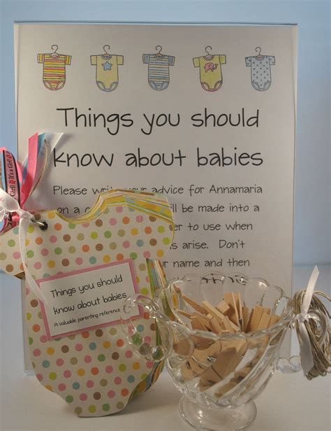 What do you do at a virtual baby shower. Things You Should Know About Babies Baby Shower Advice ...