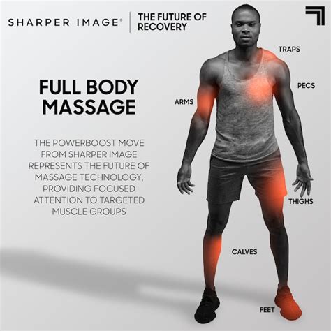 Sharper Image Powerboost Move Portable Battery Percussive Massager In The Stretching And Recovery