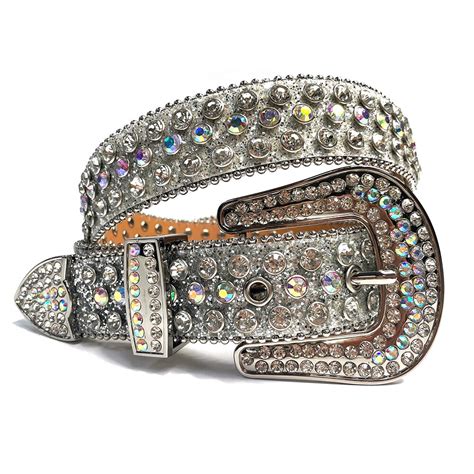 Fashion Luxury Strap Diamond Belt Western Crystal Studded Belt Cowgirl