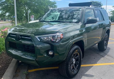 Army Green 2021 Toyota 4runner Paint Cross Reference
