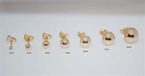 We did not find results for: 14K Solid Yellow Gold Ball Stud Earrings Sizes:2-8mm Top ...