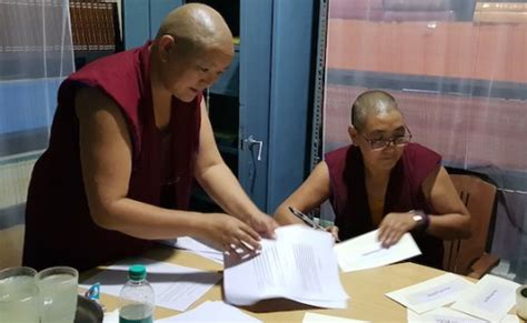 50 Tibetan Buddhist Nuns Take Their Geshema Exams Tibetan Nuns Project