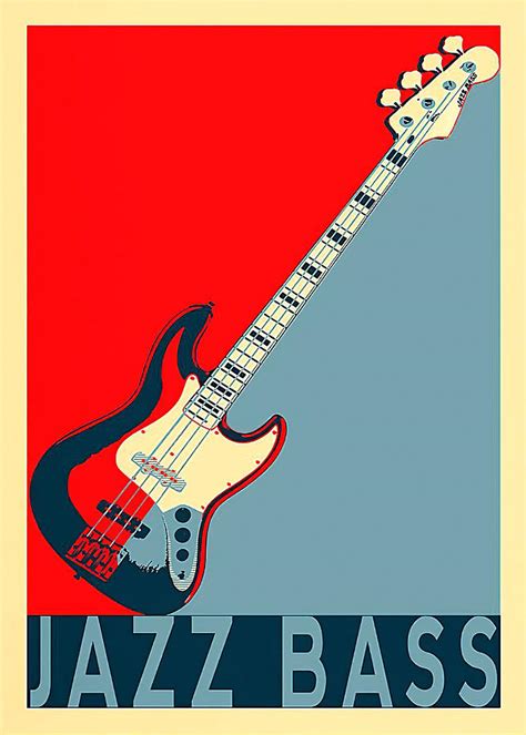 Bass Guitar Jazz Bass Guitar Digital Art By Gambrel Temple Pixels