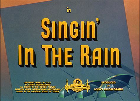 Singin In The Rain 1952 Screencapsus