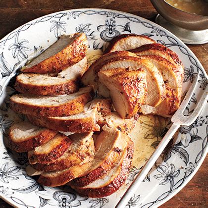 Place the turkey into a large bowl and pour over the marinade. Spicy Maple Turkey Breast with Quick Pan Sauce Recipe | MyRecipes