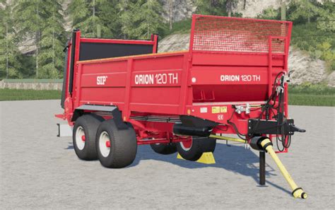Sip Orion 120 Th Manure Spreader For Fs 19 Farming Simulator 2022 Mod